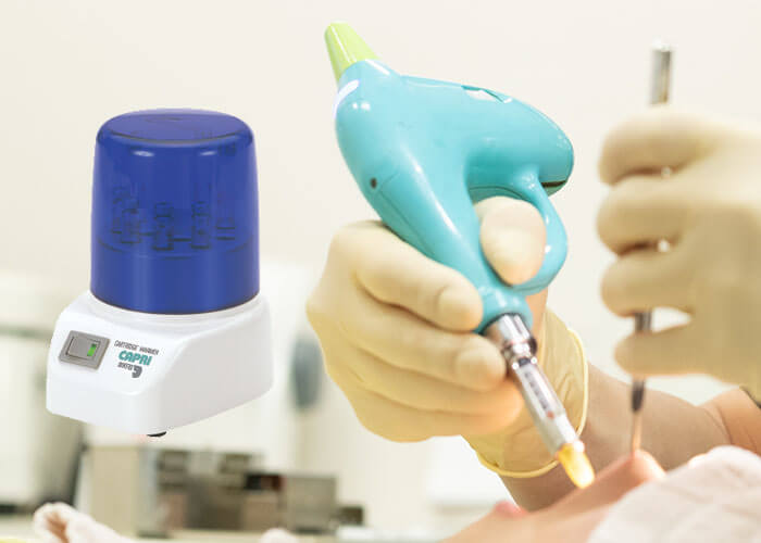 電動麻酔でゆっくり麻酔